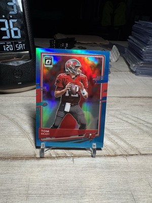 2020 Panini Donruss Optic Tom Brady #92 Aqua Prizm /299 Buccaneers