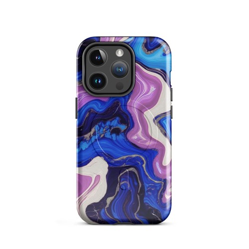 Glossy Liquid Look - Purple MagSafe® Tough Case for iPhone® - Picture 4 of 13