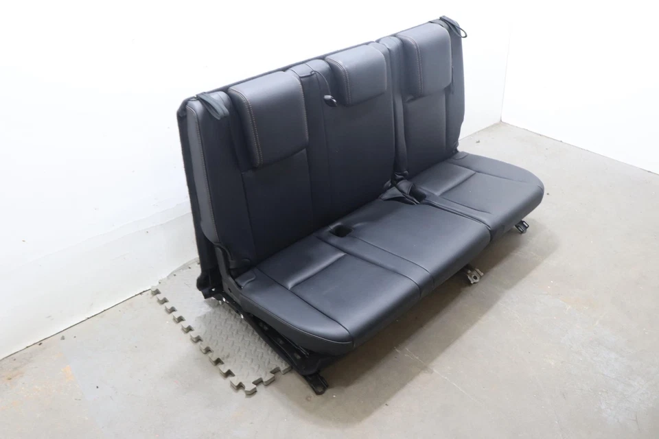Toyota Highlander 2014-2016 tercera fila asiento trasero montaje cuero fabricante original negro_La20 Foto 3 de 4