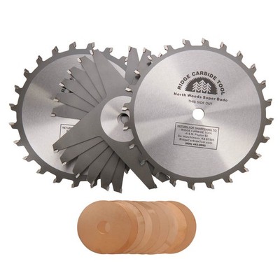 Rigid Carbide Super Stack Dado Set 8'' x 5/8'' Bore x 24T