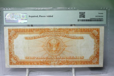 1922 $1000 Gold Certificate Fr#1220 PMG VF20 #9401 | eBay