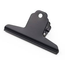 Coideal Metal Bulldog Clips Black, 10 Pcs 4 Inch Large Binder 4 Inch, Black