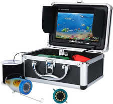 7" HD Underwater Fishing Camera with 30 LED Lights & 30M Waterproof Cable