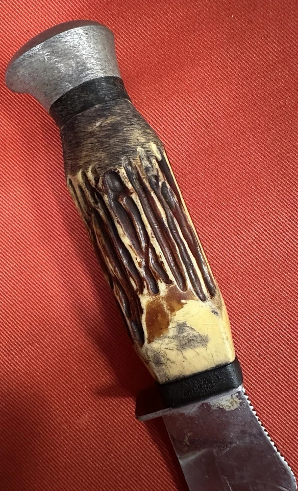 Cuchillo de Caza Deportivo Tramontina De Colección con Funda Hecho en Brasil Hoja de 5" 9" Foto 3 de 4