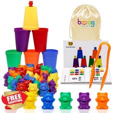 Bmag Counting Bears Sorting Cups Preschool Math Learning Toy Ages 3-5