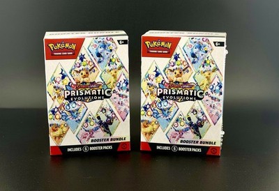 Pokemon Prismatic Evolutions Booster Bundle Lot Of 2 Brand New Factory Sealed