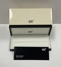 Authentic Montblanc Empty Single Pen Display Gift Box Case w/ Service Guide