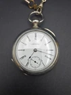 1890's American Waltham Broadway Key Wind Pocket Watch - 18s, 7j (Runs)