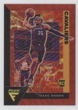 2020-21 Panini Flux Rookies Asia Red Wave Prizm Isaac Okoro #213 17fe