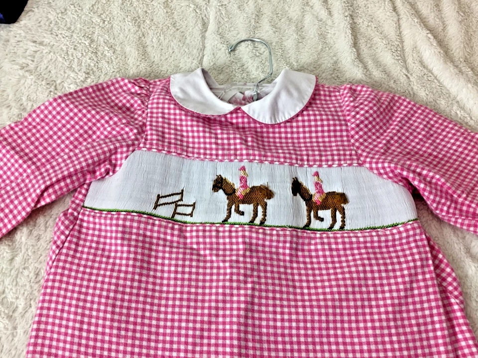 Niñas SILLY GOOSE 2 piezas Conjunto Calado Talla 3. CABALLOS, CABALLOS!!!! Foto 2 de 4