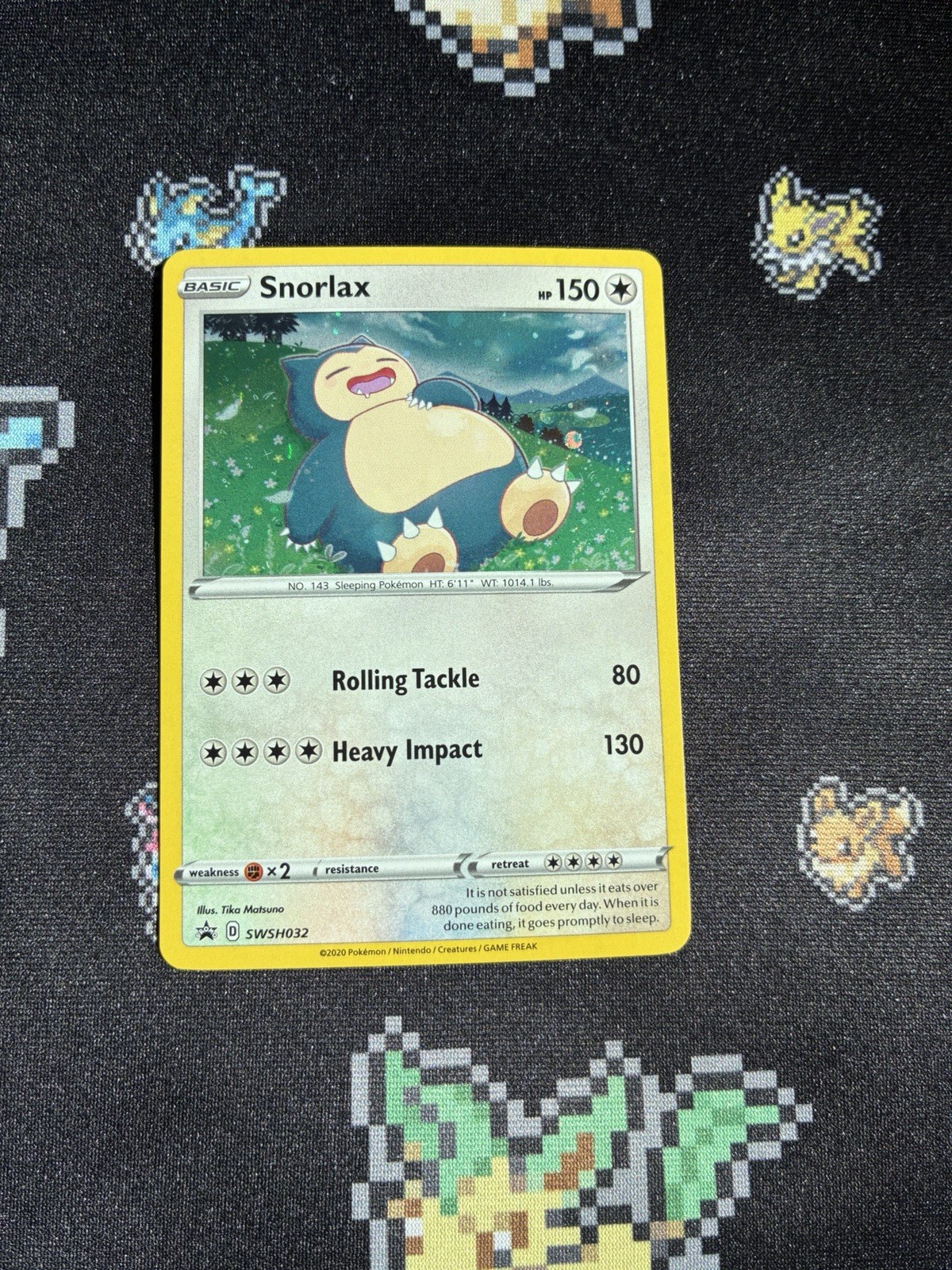 Pokemon NM Snorlax SWSH032 SWSH: Sword & Shield Promo Cards Holo