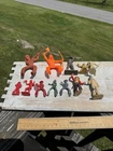 Vintage Marx Western Cowboys Indians Plastic Figure Lot Sitting Bull 12pc