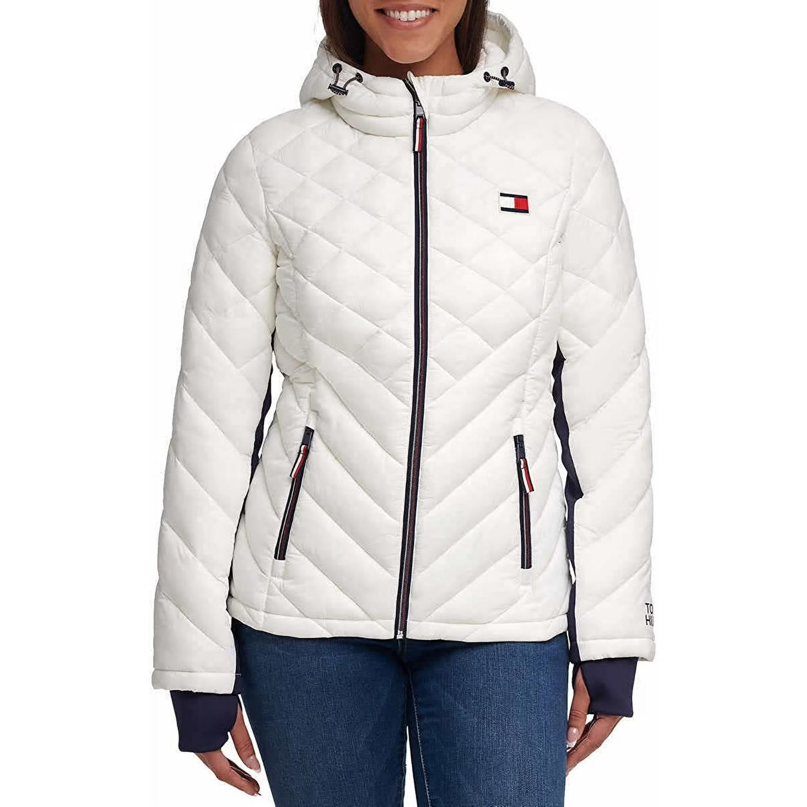Women's Packable Jacket TH - Small, White