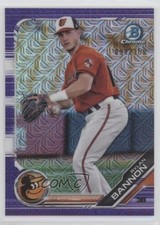 2019 Bowman Chrome Prospects Mega Box Purple Mojo Refractor Rylan Bannon 1s8