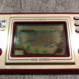 Nintendo Game & Watch Octopus OC-22 Wide Screen with Box Tested