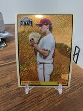 2026 Leaf Metal Baseball Gabe Gaeckle Top Prospect RC #1/1 Gold Shimmer 1950s