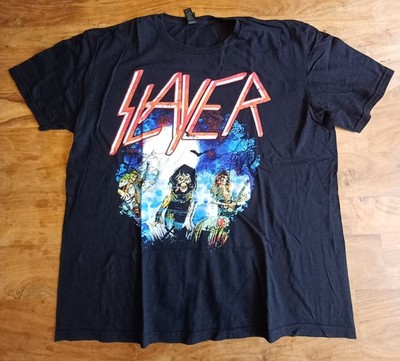 Slayer Shirt XL ''Live Undead'' Thrash Metal Metallica Exodus Sodom Kreator