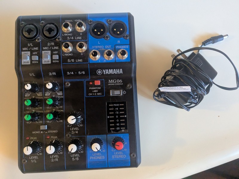 Yamaha MG06 6Channel Mixer