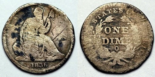 1838-O  Liberty Seated Dime