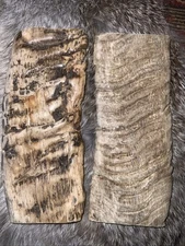 MERINO RAM HORN KNIFE HANDLE MATERIAL  LG BLANK SCALES 5” x 2” x 1/4” (M01F)