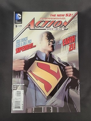 ACTION COMICS #9  1st Appearance Calvin Ellis 1st Black Superman! 2012