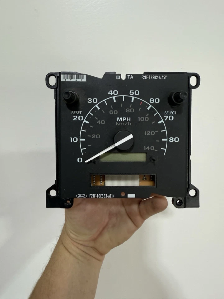 1992 1996 Ford Bronco PSOM спидометр F150 F250 F350 F2TF-10E853-AE 81K миль - Изображение 3 из 4