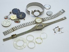 Ricambi Orologio Quarzo Vintage Movimento Cassa Bracciale Corona Stelo Mani Orologiaio