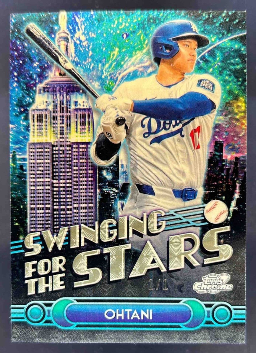 2024 Topps Chrome Shohei Ohtani Swinging for the Stars Fanatics Superfractor 1/1