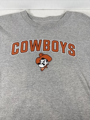 OSU Cowboys Pullover Sweatshirt Grey Long Sleeve 3XL
