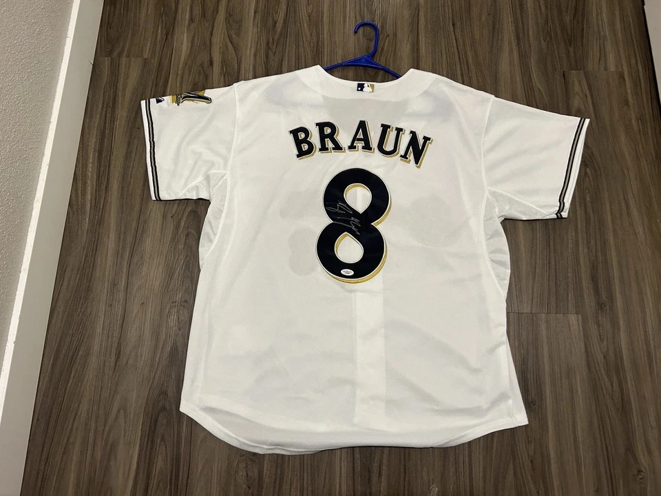 Ryan Braun Signed Jersey Milwaukee Brewers Majestic Auto Authentic JSA Authentic - Image 2 of 4