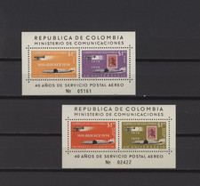 S55079 COLOMBIE 1959 MNH** Avianca S/S X 2