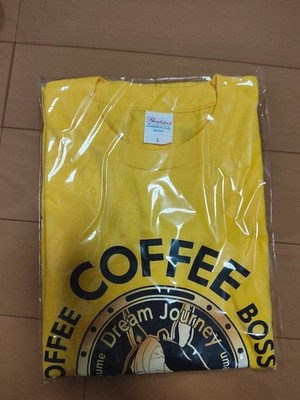COFFEE BOSS T-shirt L size Dream Journey Umamusume collaboration