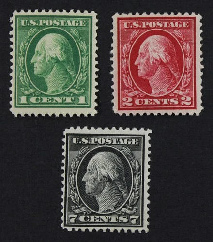 CKStamps: US Stamps Collection Scott#405 Mint NH OG #406 407 Mint H OG