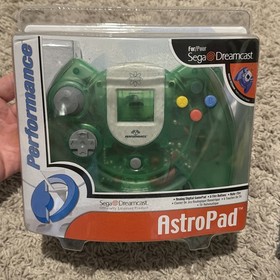 Lot Of 2 SEGA Dreamcast Controller HKT-7701 White and Green Astropad