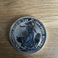 1oz SILVER Britannia UK 2019 ROYAL MINT - .999 silver bullion coin in capsule