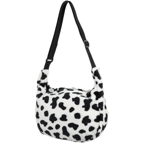 1pc Girl Tote Bag Large Capacity Crossbody Bag Women Plush Shoulder Tote Bag - Picture 12 of 12