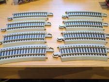 Bachmann H4431B ipack of 8 HO Scale 18" radius half curved E-Z Track