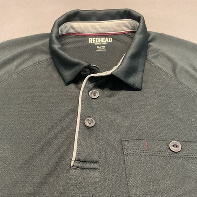 RedHead Polo Shirt Golf Black Men's Size Medium XL