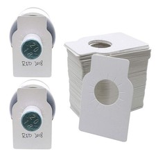 Wine Bottle Tags White Paper Double Sided Wine Bottle Hanging Tags 200 Count