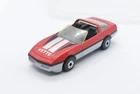 Matchbox Red/ Gray 1984 Corvette Convertible Macau 1/56 Vintage Diecast