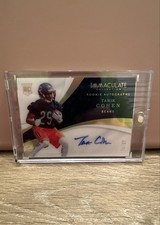 2017 Panini Immaculate Collection - Rookie Autographs Tarik Cohen #156 Gold /25