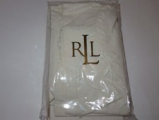 Ralph Lauren Rue Des Artistes Euro Sham Embroidered Pale Cream New