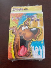 Scooby-Doo Party Supplies Thank You notes w/envelopes -8ct. WB Hallmark Y2K new