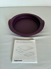 Tupperware Silikon Backform kleine Runde, NEU & OVP lila, Durchmesser 16 cm