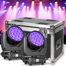 380W LED Zoom Moving Head Stage Light RGBW DMX Beam Wash Lighting DJ Disco Bar