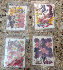 140 Pieces Dried Pressed Flowers DIY Arts Crafts Nails Decor