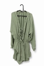 Musselin Jumpsuit mit Hosemrock im Grünten, ...