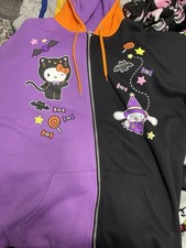 Hot Topic Sanrio Hello Kitty Friends Varsity Hoodie Jacket Halloween, Size 2X