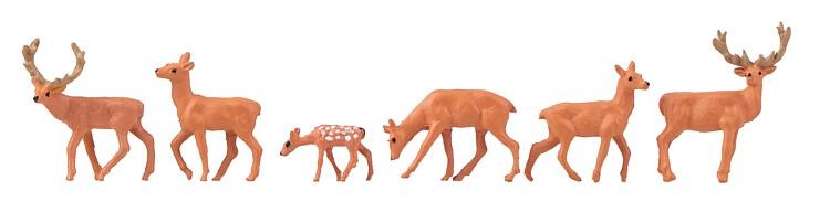 Faller 151907 - 1/87 / H0 Deer Figure Set - New