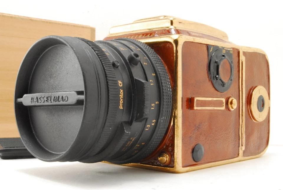 ¡Réplica! Limitado 【N COMO NUEVO en CAJA】 Cerámica Hasselblad 503CW Pintura Dorada Color JAPÓN Foto 2 de 4